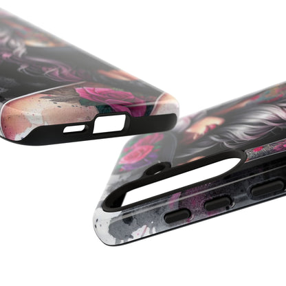 Ink & Roses – Edgy Floral Rebel Mobile Cover