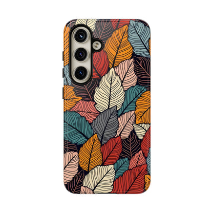 Colorful Abstract Leaves Pattern Design
