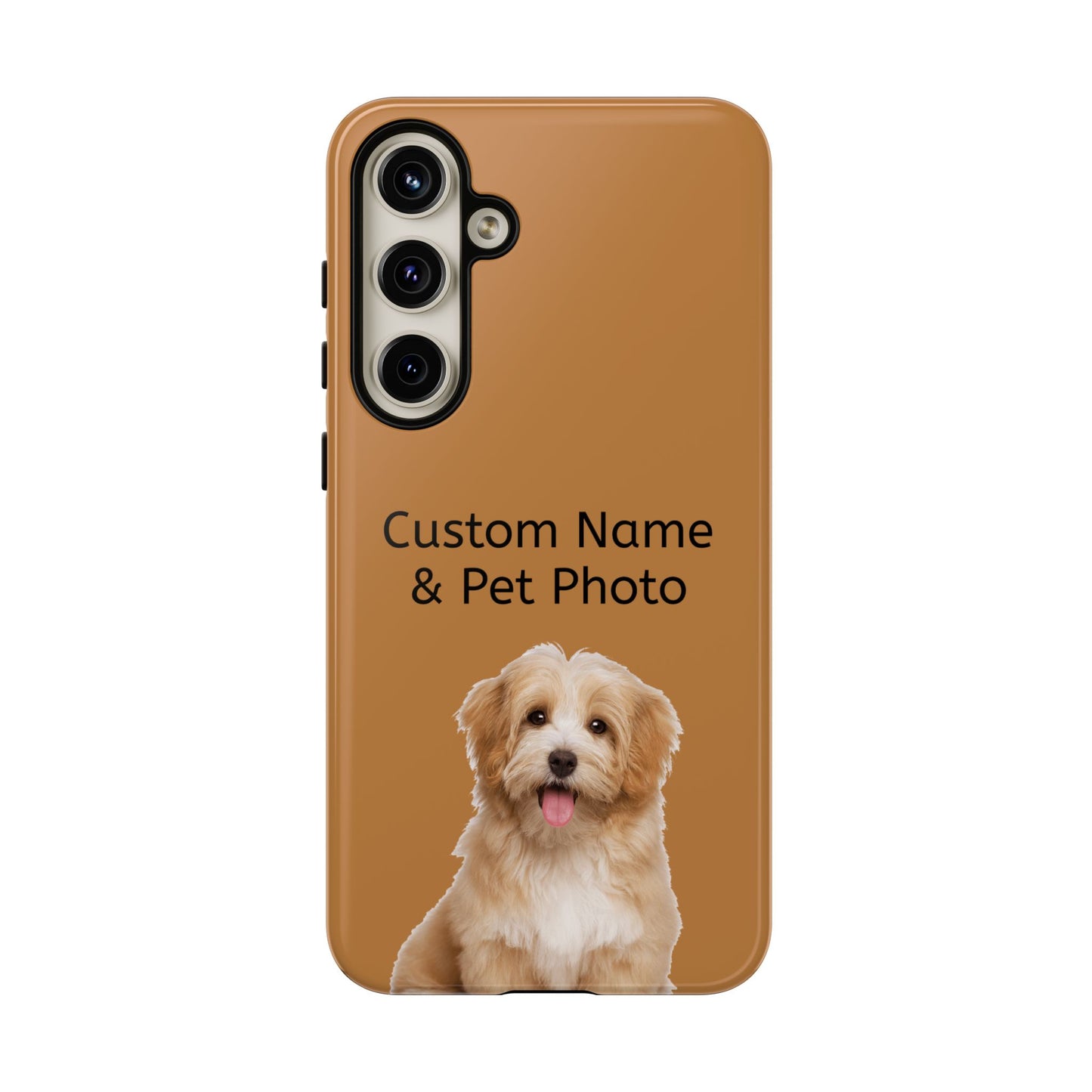 Personalized Custom Pet Phone Case – Add Your Name, Pet Photo or Any Text– Unique Gift for iPhone, Samsung  & Google Pixel – Protective & Stylish Cover"