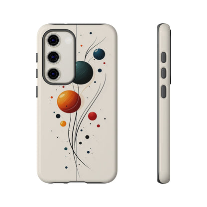 Modern Orbit Abstract Phone Case – Minimal Planet-Inspired Design for iPhone, Samsung & Pixel