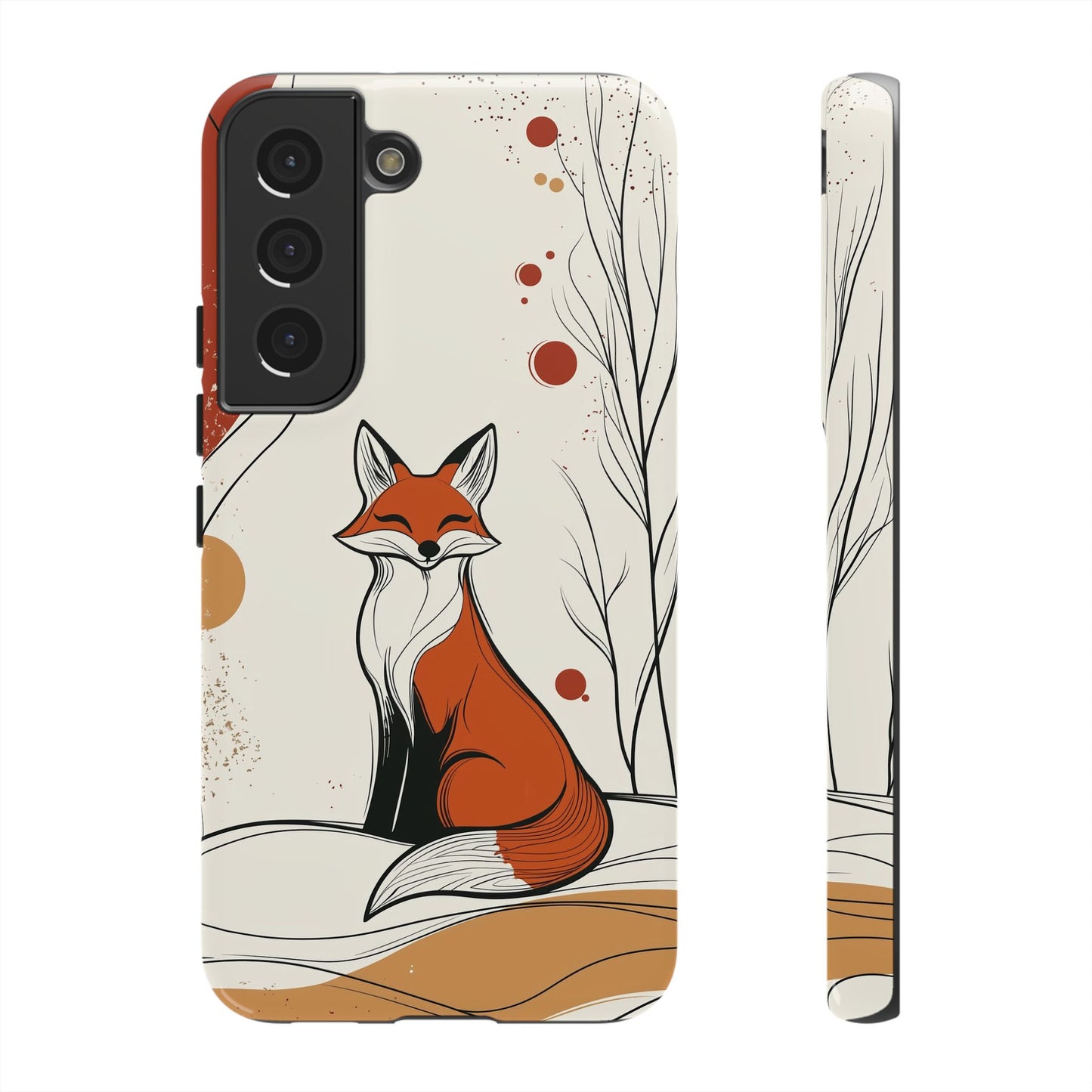 Smiling Fox: Playful Forest Charm Phone Case for iPhone, Samsung & Pixel