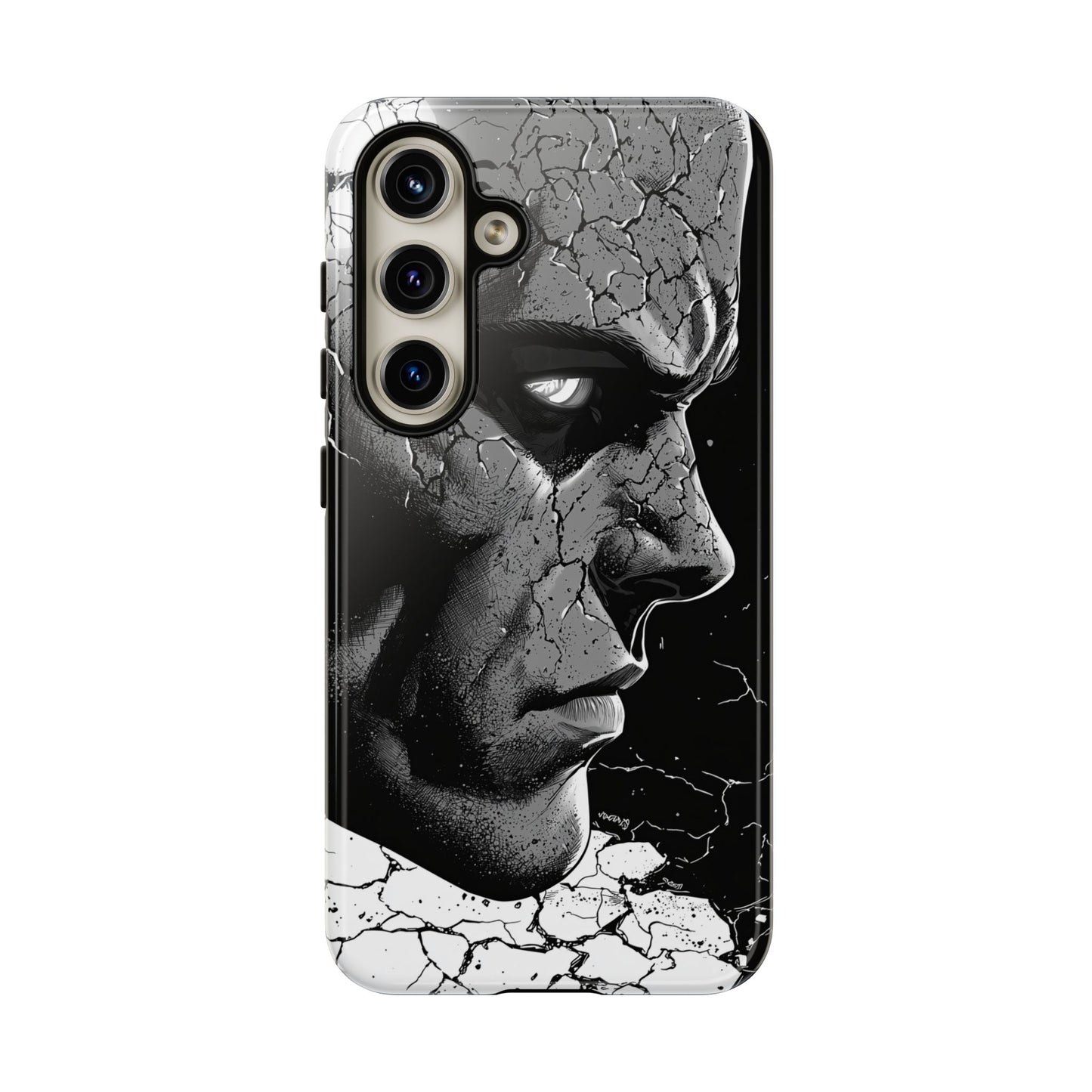 Shattered Reflections of a Symbiotic Soul: The Rise of a Dark Anti-Hero Phone Case for iPhone, Samsung & Pixel