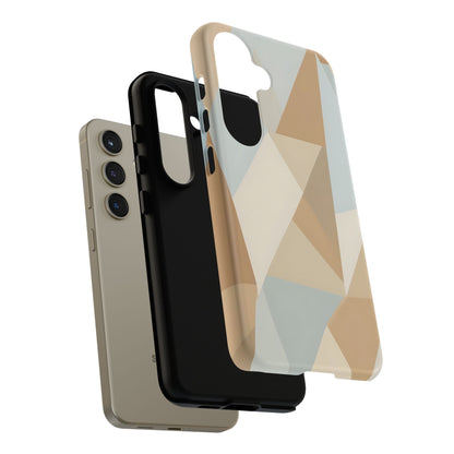 Neutral Geometrical Triangular Abstract Pattern