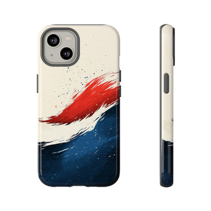 Crimson Tide – Artistic Brushstroke Abstract Case for iPhone, Google Pixel, Samsung