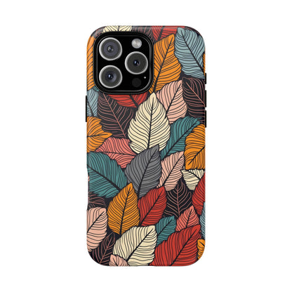Colorful Abstract Leaves Pattern Design