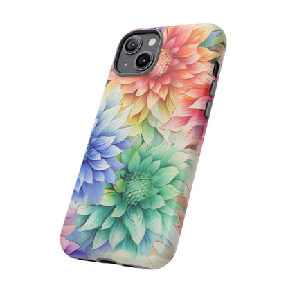 Rainbow Bloom Mandala Floral Mobile Case