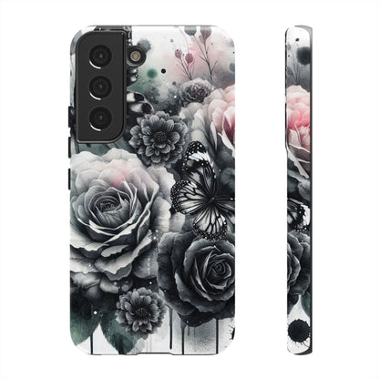 Ethereal Bloom – Floral & Butterfly Art Mobile Cover