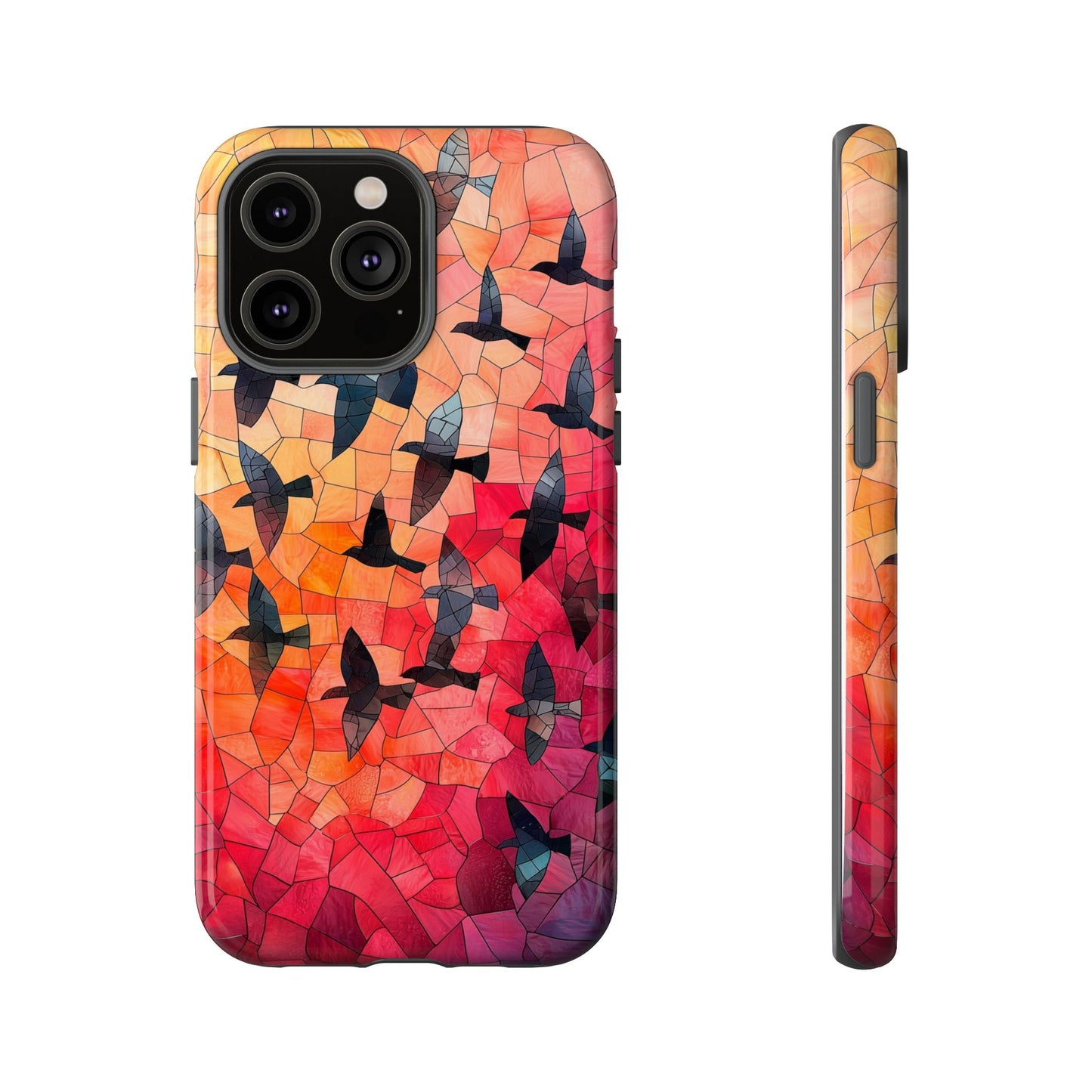 Chorus of Flight – Mosaic Birds Phone Case for iPhone, Samsung & Pixel
