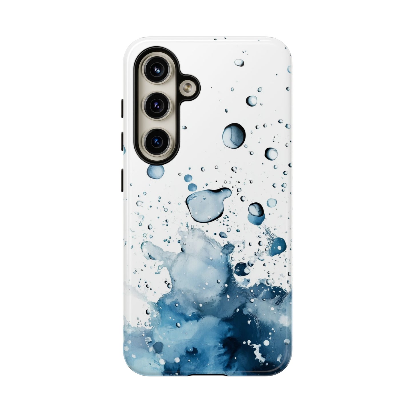 Aqua Burst Watercolor Phone Case for iPhone, google Pixel & Samsung