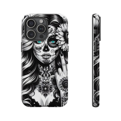 La Rebel – Day of the Dead Gothic Attitude Mobile Cover