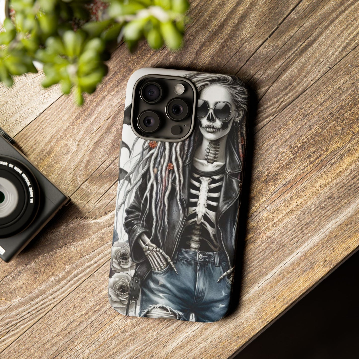 Skull Queen – Gothic Skeleton & Dark Grunge Mobile Cover