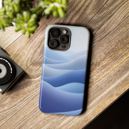 Intricate Abstract Wavy Landscape phone case