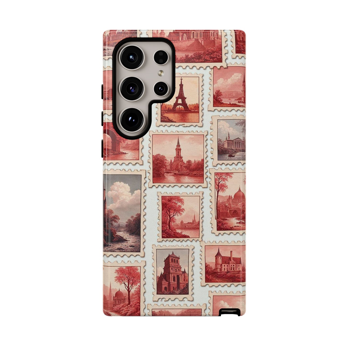 Vintage Postcard Stamps Phone Case