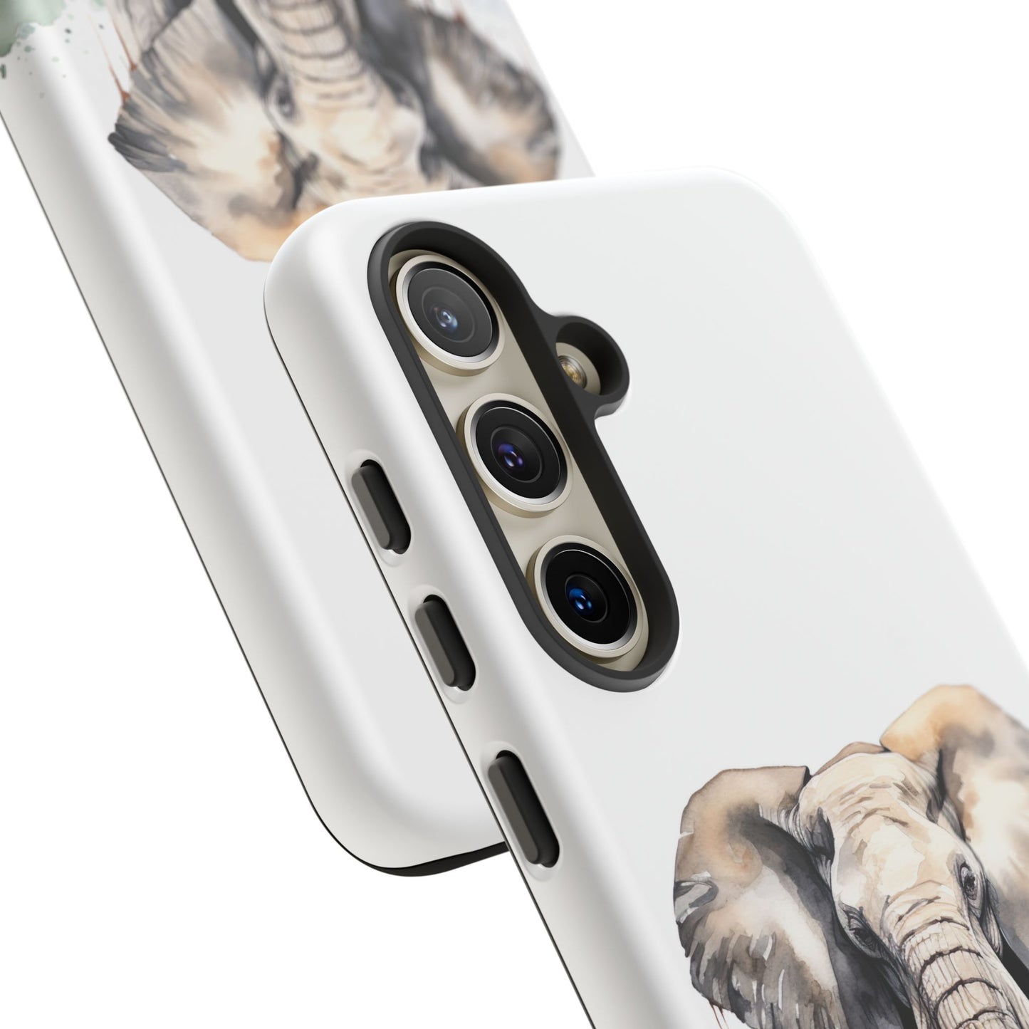 Safari Watercolor Elephant Mobile Cover – Artistic Wildlife Design