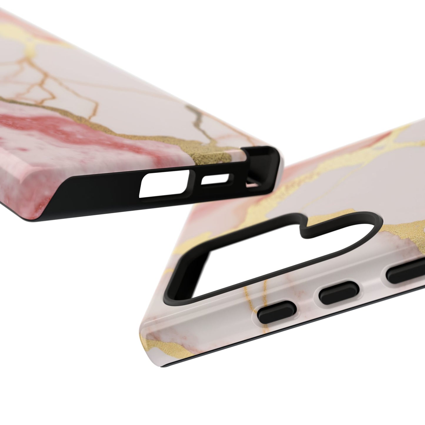 Beautiful Pink Minimal Marble Case Design