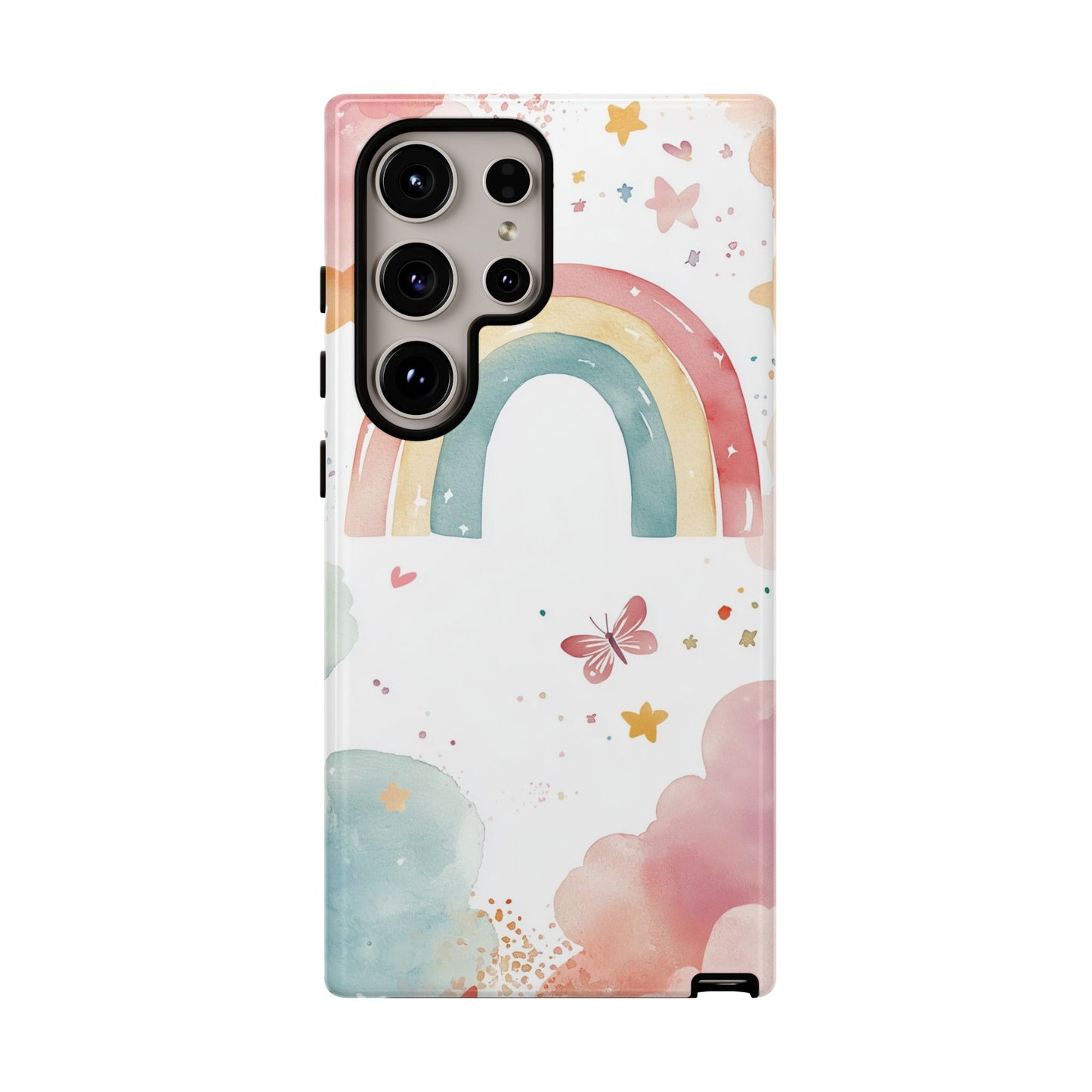 Rainbow Whimsy Watercolor Phone Case for iPhone, google Pixel & Samsung