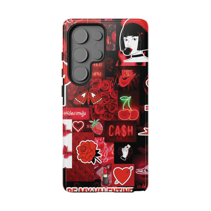 Red Pop Art Neon Vibes Phone Case