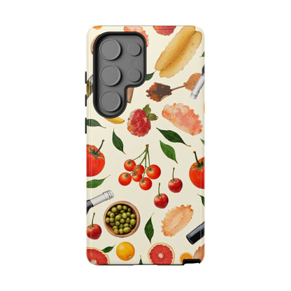 Fresh Fruits & Veggies Pattern Phone Case